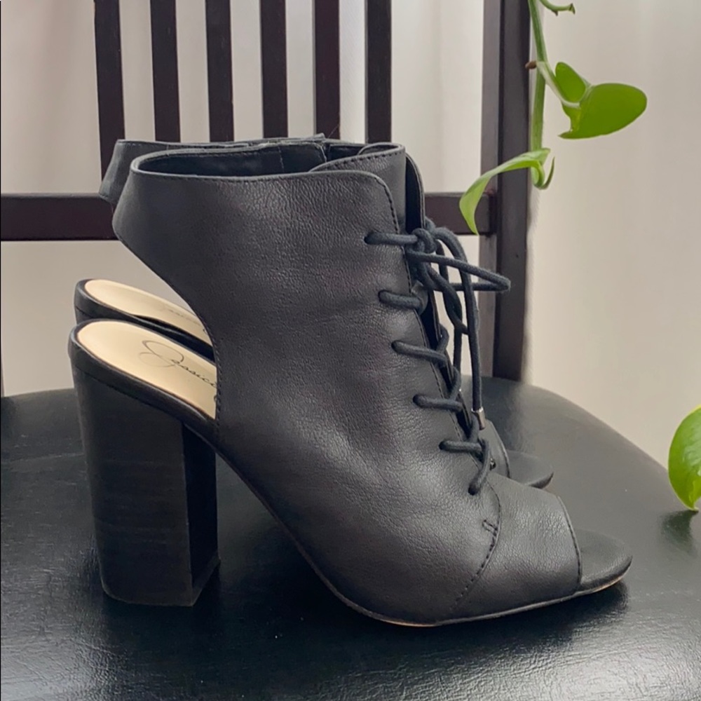 Jessica Simpson open toe booties